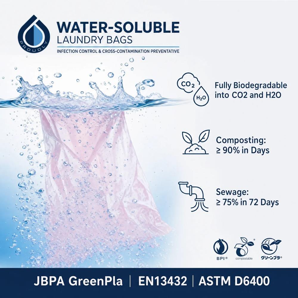 Completely Soluble Laundry Bags Completely Soluble Laundry Bags
