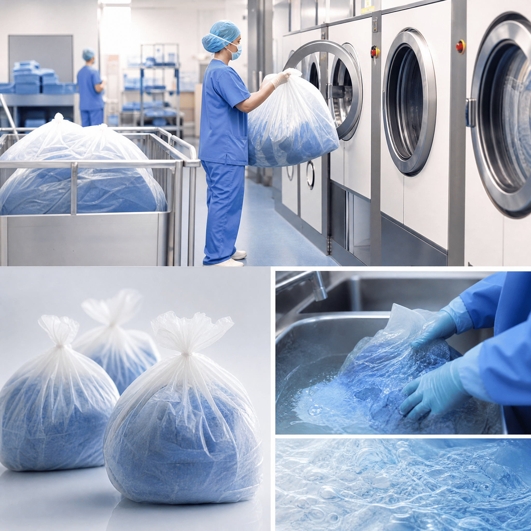Medical Water-Soluble Laundry Bag Medical Water-Soluble Laundry Bag