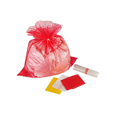 Water soluble laundry bag for infection control