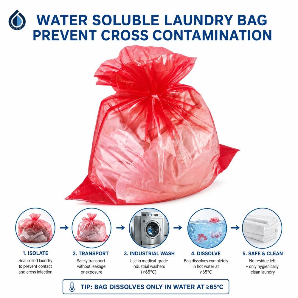 Dissolvable Laundry Bags: A Smarter Fit for Hospital Laundry